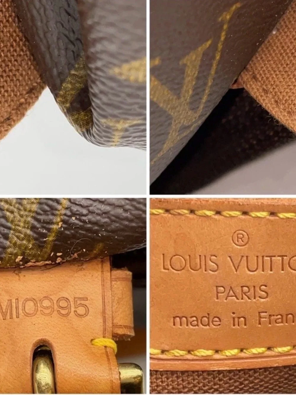 Louis Vuitton Monogram Backpack in Brown and Tan